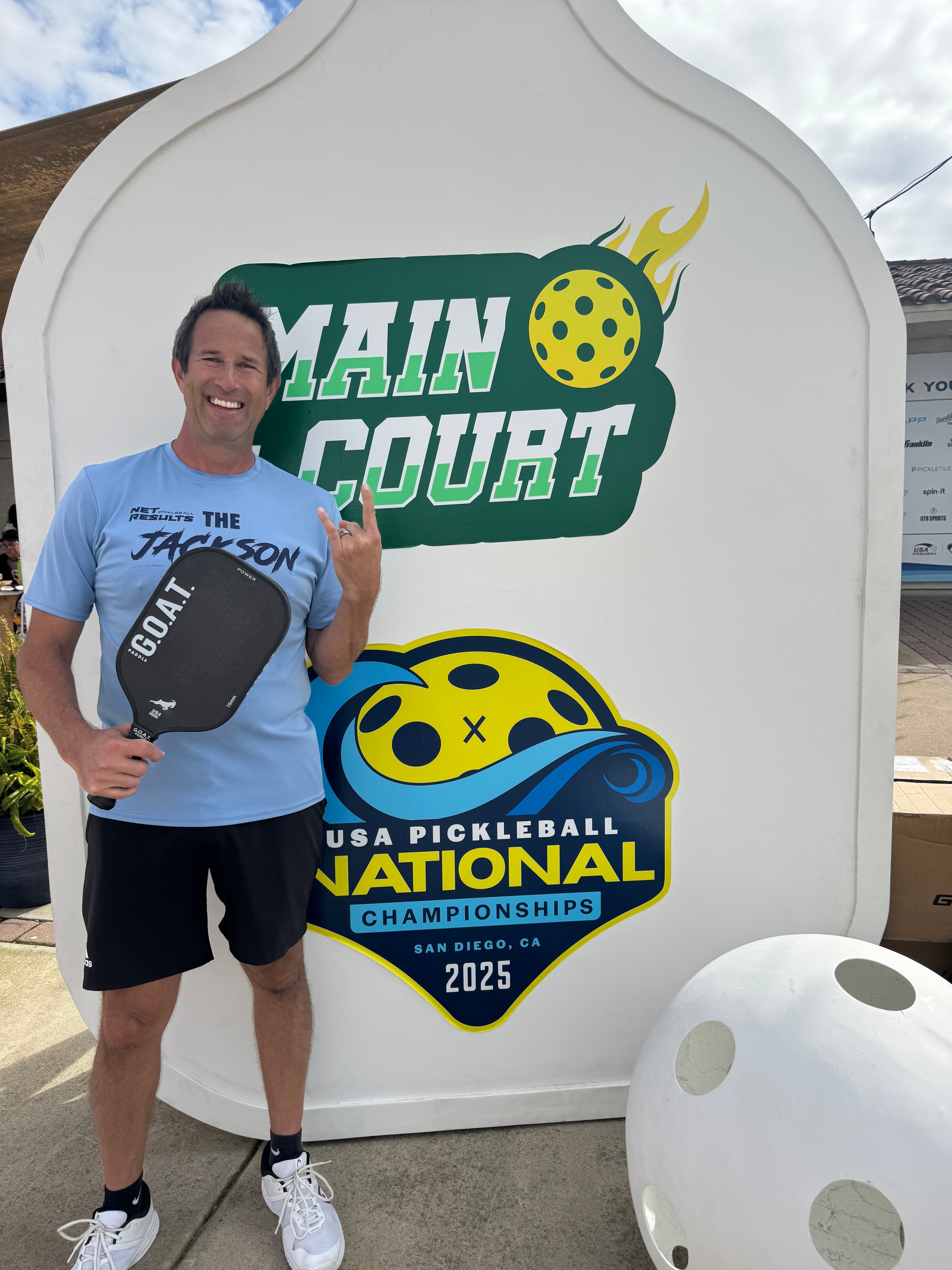 G.O.A.T. Paddle Power Stealth Pickleball Bomber Set | G.O.A.T. Paddle